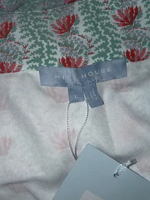 Hill House Sage Green Floral Maxi Skirt thumbnail 8