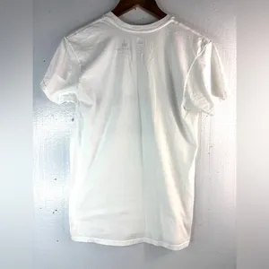 Disney Parks S Mickey n Walt Main Street Sketch V-Neck White Short Sleeve T-Sh thumbnail 3