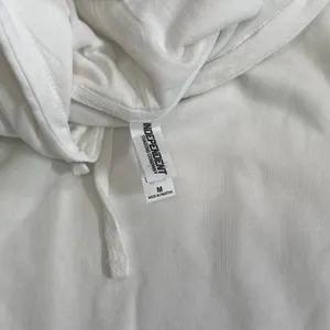 Megan Maroney Merch Am I Okay Graphic Print Hoodie Womens M White Sweatshirt thumbnail 4