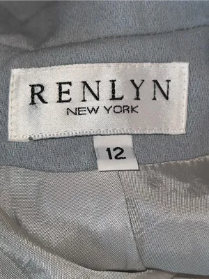 Vintage Women's Light Gray Single-Button Trench Coat-Size 12 thumbnail 8
