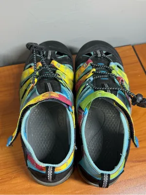 Keen Newport H2 Water Sandal Shoe‎ Hiking Closed Toe Bungee Rainbow Tie Dye W6 thumbnail 5