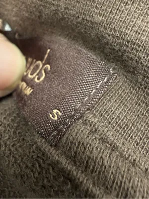 Nuuds Brown Crop Crewneck Sweatshirt Women’s Small thumbnail 4