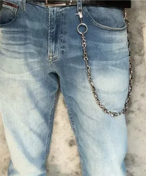Skull Head Pants Chain for Men Women,Jeans Chain,Keys Chain,Biker Wallet Chain,Streetwear Punk Hip Hop Unisex Style thumbnail 1
