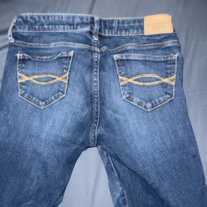 Abercrombie & Fitch Dark Blue Straight Leg Jeans thumbnail 3