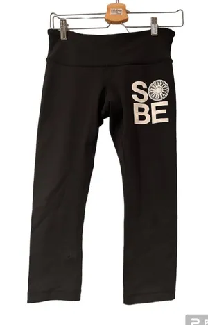 Lululemon Soul Cycle Crop Leggings Black 6 thumbnail 1