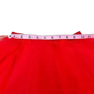 Women's Red Tulle Tutu Skirt‎ One Size Party Dance thumbnail 7