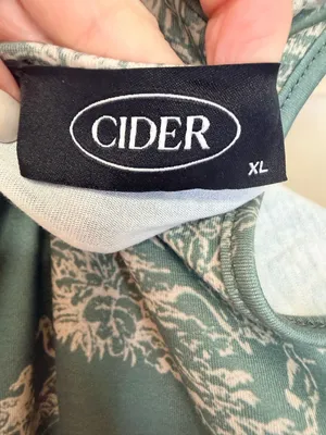 Cider Sage Green Toile Square-Neck Crop Top thumbnail 9
