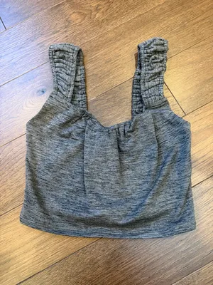 Free People Stars Align Heather Tank Gray Size Small - C33-025 thumbnail 2
