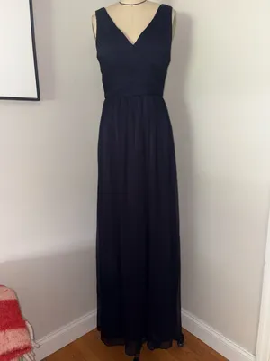 BHLDN Navy Kia Dress Size Medium thumbnail 4
