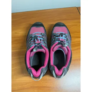Keen Oakridge Gray Pink Waterproof Hiking Shoes Drawstring Bungee 1015187 Sz 6 thumbnail 5