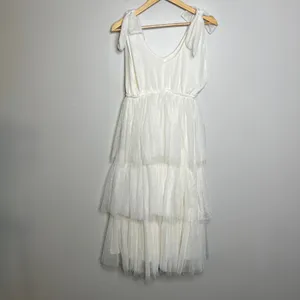 Baltic Born Tessa Tiered Tulle Midi Dress thumbnail 4