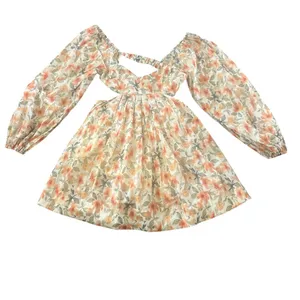 Vici Floral Puff Sleeve Dress 100% Cotton‎ Size S thumbnail 7