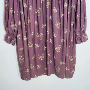 A New Day Purple Floral Dress Size 3X thumbnail 4