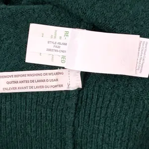 J. CREW Relaxed Half Zip Stretch Sweater Merino Wool Alpaca Dark Spruce Green M‎ thumbnail 11