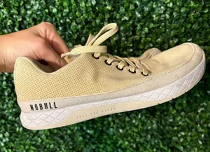 NOBULL Shoes Womens 8.5 Mens 7 Beige Trainer CrossFit Sneakers thumbnail 1