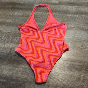 Zara Patterned Cut-Out Jacquard Retro 70s Body Suit thumbnail 8