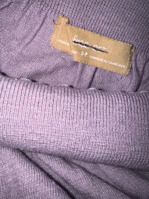 Free People Isabella Sweater Skirt Set Cool Violet Small NWOT thumbnail 5