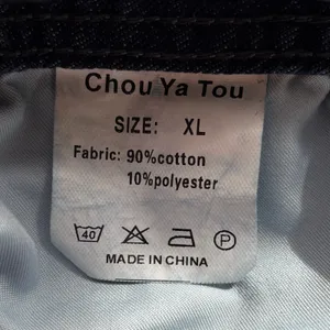 ChouYaTou Blue Denim Mini Skirt XL Cotton Blend thumbnail 5