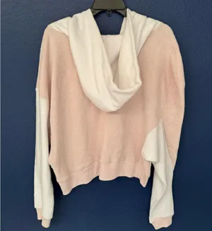 Wildfox Milk Run Women’s Cream & White Hoodie Size Small thumbnail 3