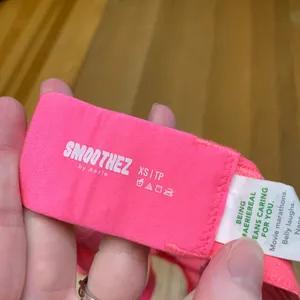 Aerie SMOOTHEZ Mesh Bralette Neon Pink Sheer Unlined Triangle‎ Bra Size XS thumbnail 3