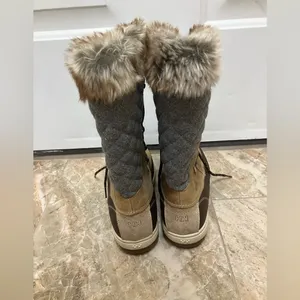 Helly Hansen Women's WP Garibaldi VL Insulated Winter Boots- Khaki-Size: 7.5 thumbnail 2