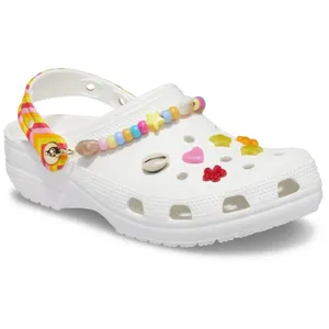 CROCS Men / Women - NEW - White - Classic Festival Vibes - Slip On Sandals thumbnail 4