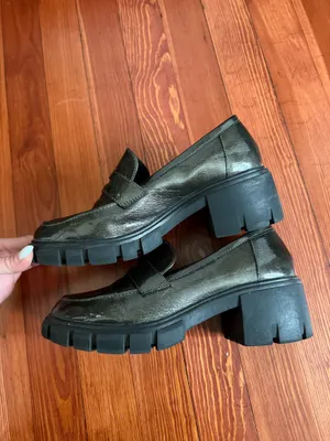 Crown Vintage Loafers Black Size 8 thumbnail 2