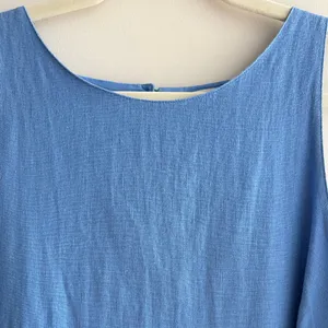 Abercrombie & Fitch A-Line Linen Dress, Bright Blue, Size XXL, NWT thumbnail 16