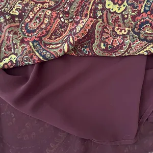 Vintage 80s Limited America‎ Paisley Knee Length Skirt thumbnail 4