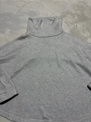 Free people free-est Light Gray Funnel Neck Sweatshirt medium thumbnail 2