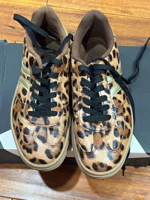 Women’s Leopard print platform Sneakers Brown Size 7 thumbnail 1