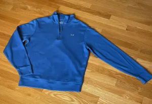 Vineyard Vines Quarter Zip Pullover Blue S thumbnail 1
