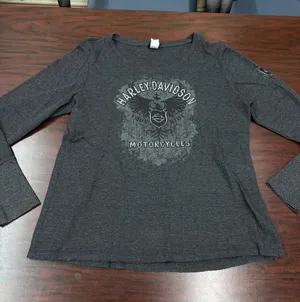 Harley-Davidson Washington, DC Waffle Weave Long Sleeve Shirt Size 2X thumbnail 1