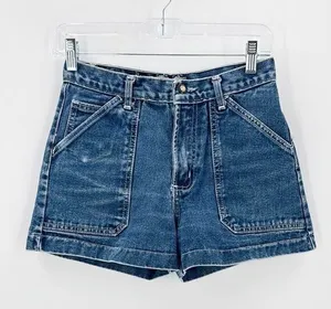 Vintage SECOND GENERATION 222 90s Mini utility shorts denim size 24 festival thumbnail 1