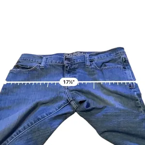Abercrombie & Fitch Y2K Low Rise Bootcut Jeans Womens 8 Blue‎ Stretch Vintage thumbnail 8