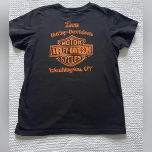 Harley Davidson Motorcycles Short Sleeve Tee Shirt Zion Bikercore Moto Grunge thumbnail 1