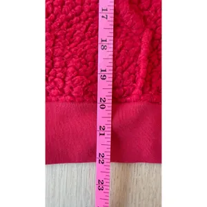 J. Crew Womens Sherpa Polartec Half Zip Pullover Hoodie Sweater thumbnail 3