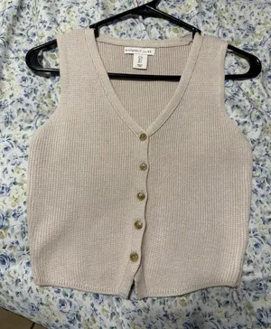 Sleeveless top Tan thumbnail 1