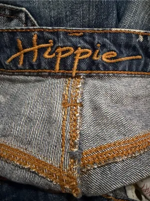 Hippie Vintage Y2K Paint Splatter Straight Leg Jeans Size 29 100% Cotton Raw Hem thumbnail 6