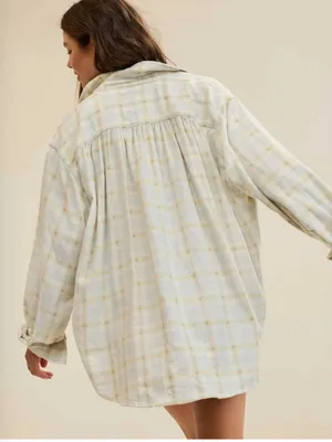 aerie oversized flannel thumbnail 2