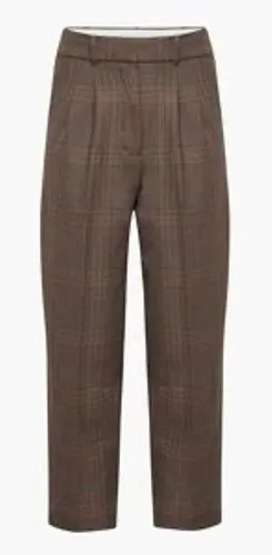 Aritzia Wilfred brown plaid slacks trousers women's‎ size 0 modern trendy thumbnail 1