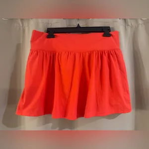 JoyLab Orange/ Red Activewear Skirt with built in shorts thumbnail 2