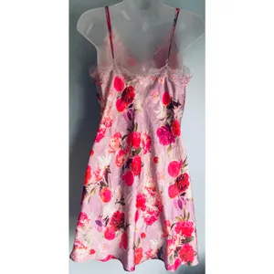 Victoria's Secret Slip Medium Floral Pink and Purple thumbnail 3