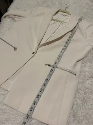 Veronica Beard Iconic Scuba Dickey Blazer Jacket in White Size 14 thumbnail 5