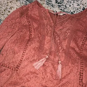 VINTAGE AMERICA size medium boho peasant top thumbnail 5