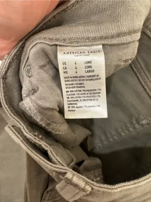 American Eagle Mom Jeans - Gray High-Rise Denim 4L thumbnail 7