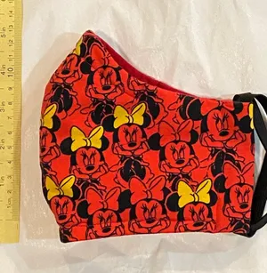 😷 Handmade Minnie Mouse Face Mask thumbnail 4