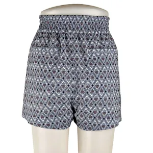 Athleta  Hudson Board Shorts Geometric Blue Brown thumbnail 2