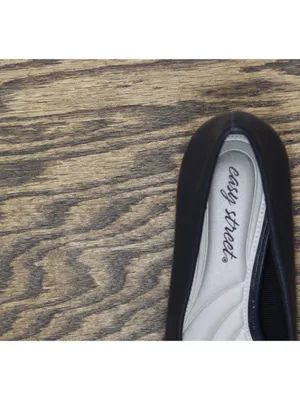 NWT Easy Street Womens Block Heel Faux Leather Pumps PRIM Navy Blue 7M thumbnail 10