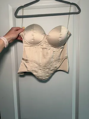 Pretty Little Thing Corset Satin Top thumbnail 2